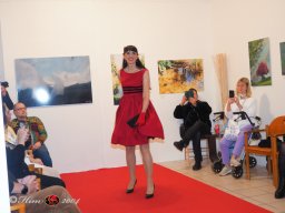 Fashion Show in der Contemplor Galerie Wien am 14. 03. 2024